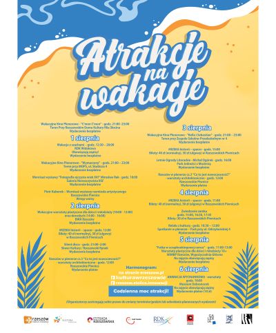 Harmonogram Atrakcji na Wakacje